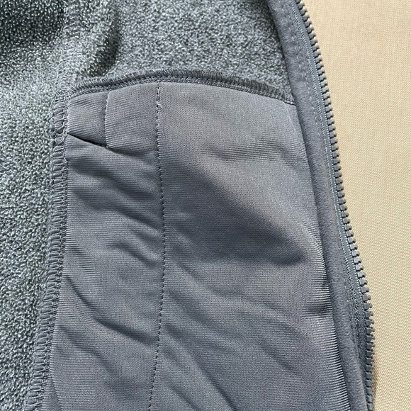 Lands’End women’s any weather fleece zip up gray Jacket six medium (10-12) - Picture 4 of 5